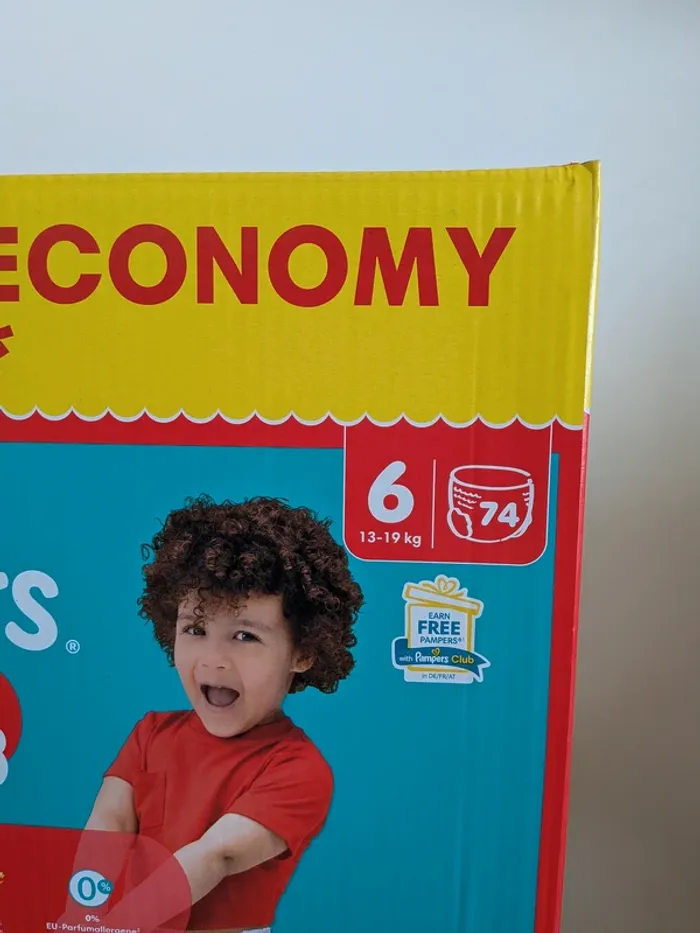 148 couches Pampers pants taille 6 babydry - photo numéro 2