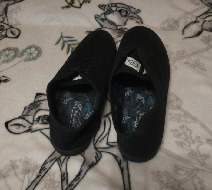 Baskets noirs sans lacets merry scott