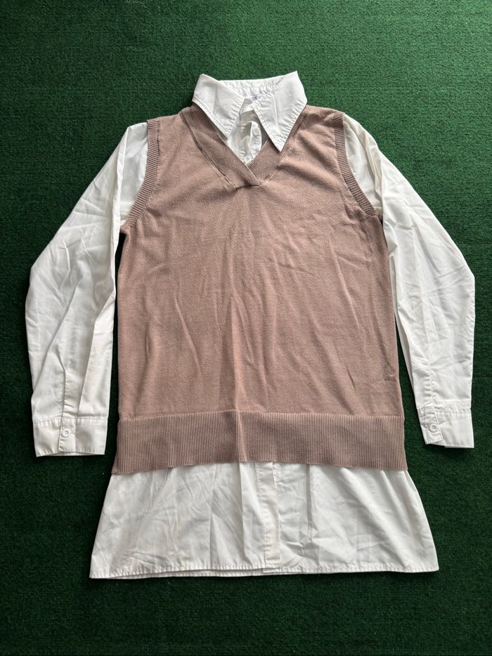 Robe à col pour femme