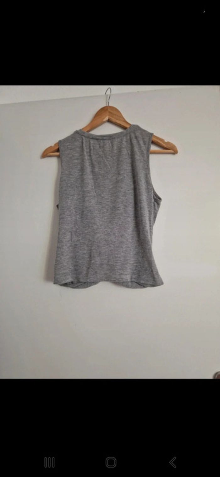 Tee shirt gris vero moda - photo numéro 2