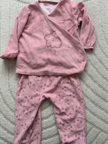 Pyjama 2 pièces rose