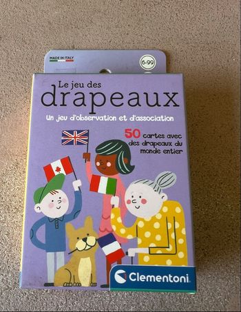 Le jeu des drapeaux Clementoni 