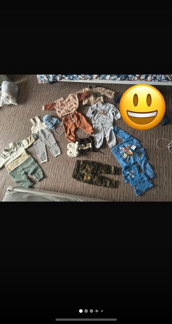 Lot vêtements bébé