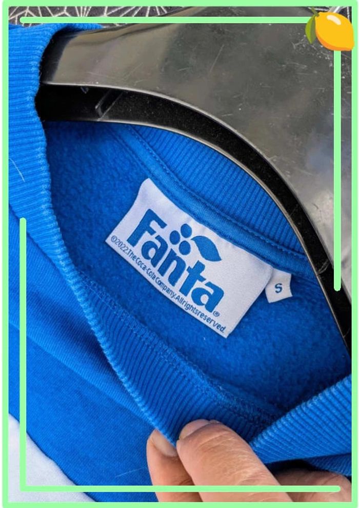 Sweat "Enjoy Fanta" vintage – Taille S - photo numéro 5
