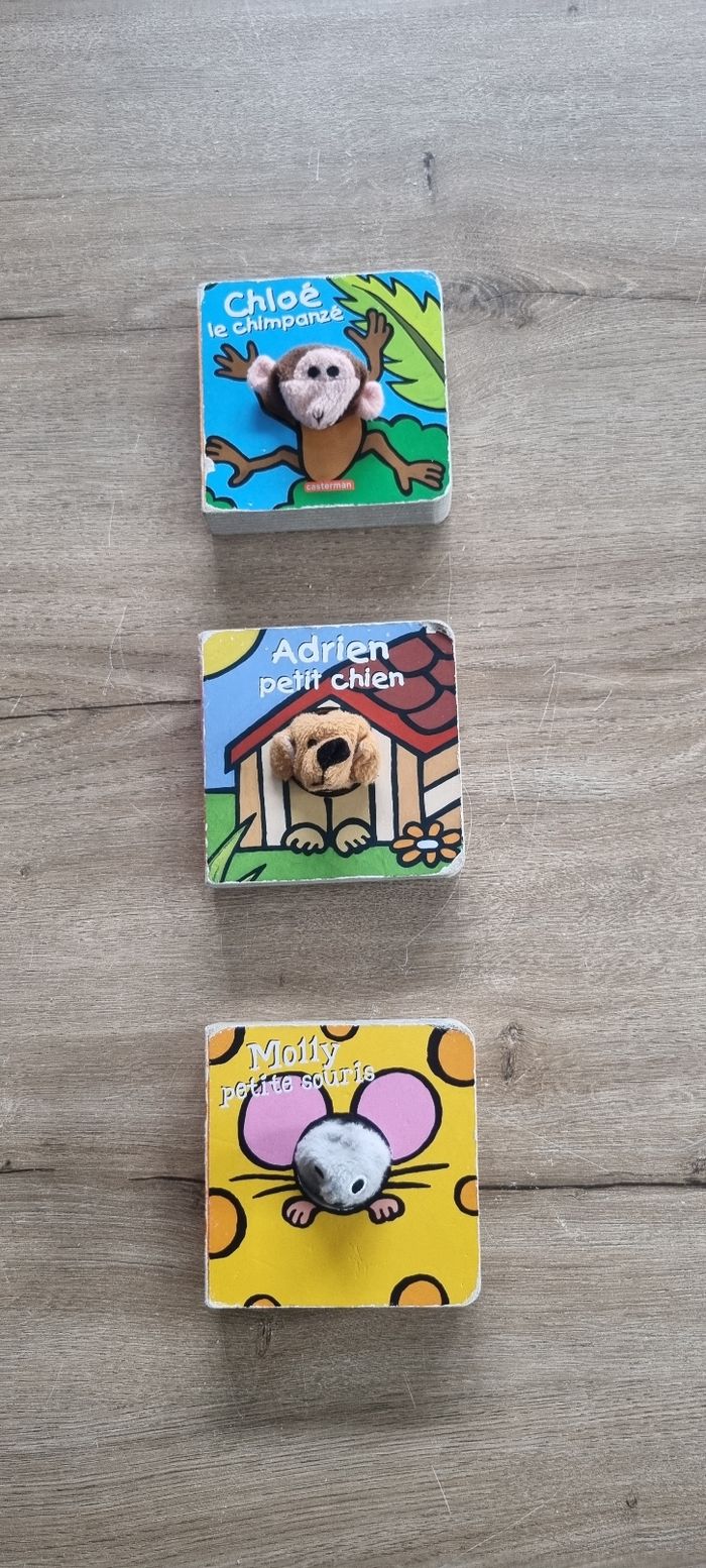 Lot livres marionnettes