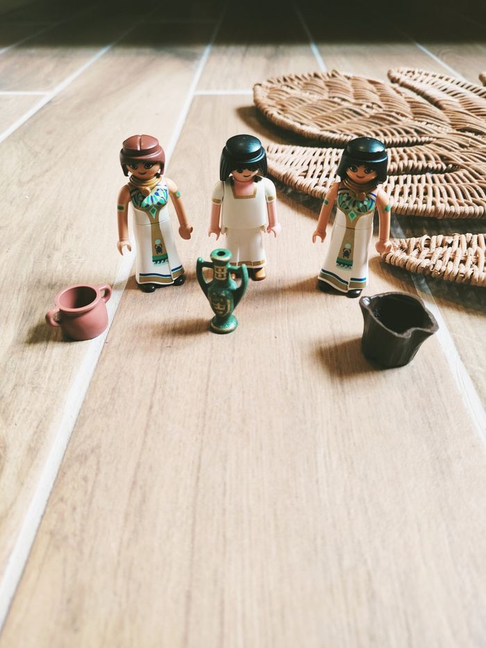 🏺Playmobil lot de 3 figurines femmes egyptiennes avec accessoires