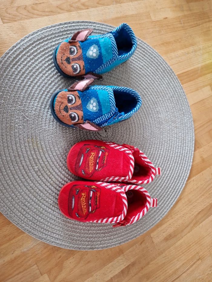 Lot de 2 paires de chaussons