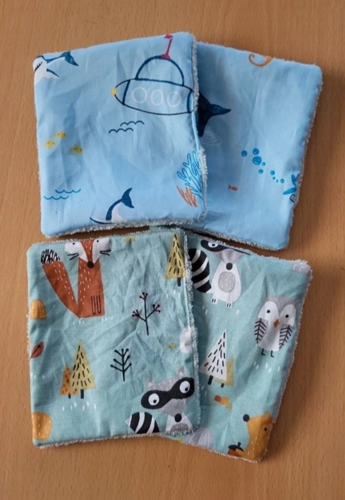 Lingette nettoyante lavable bébé visage et change - photo numéro 3