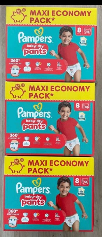 Pants pampers taille 8