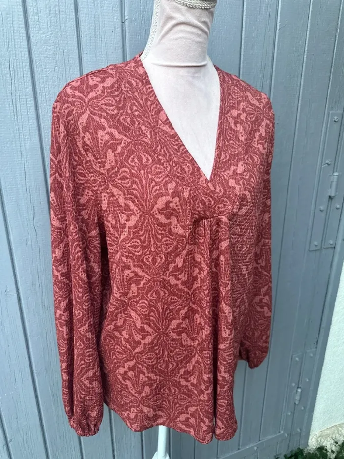 Blouse manches longues décolleté 46 - photo numéro 2