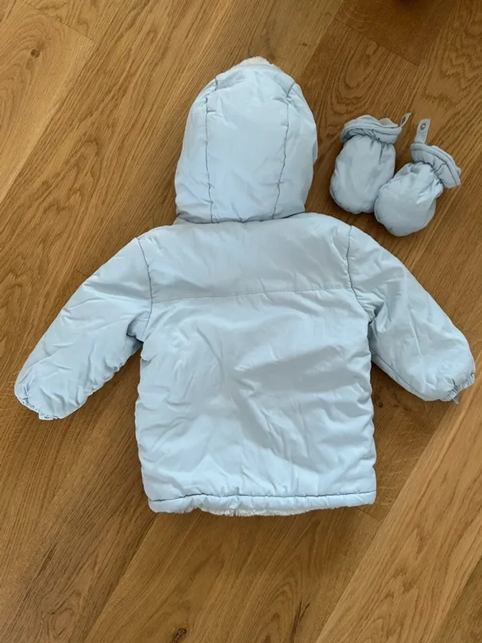 Manteau hivers doublé Absorba taille 2 ans 86 cm - photo numéro 2