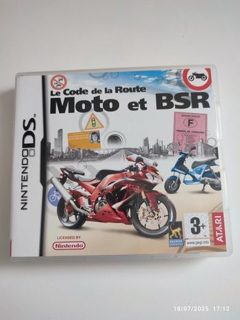 Jeu DS le code de la route moto et BSR