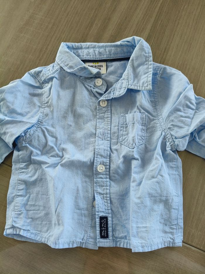 Ensemble garçon chemise et jean 3m - photo numéro 2