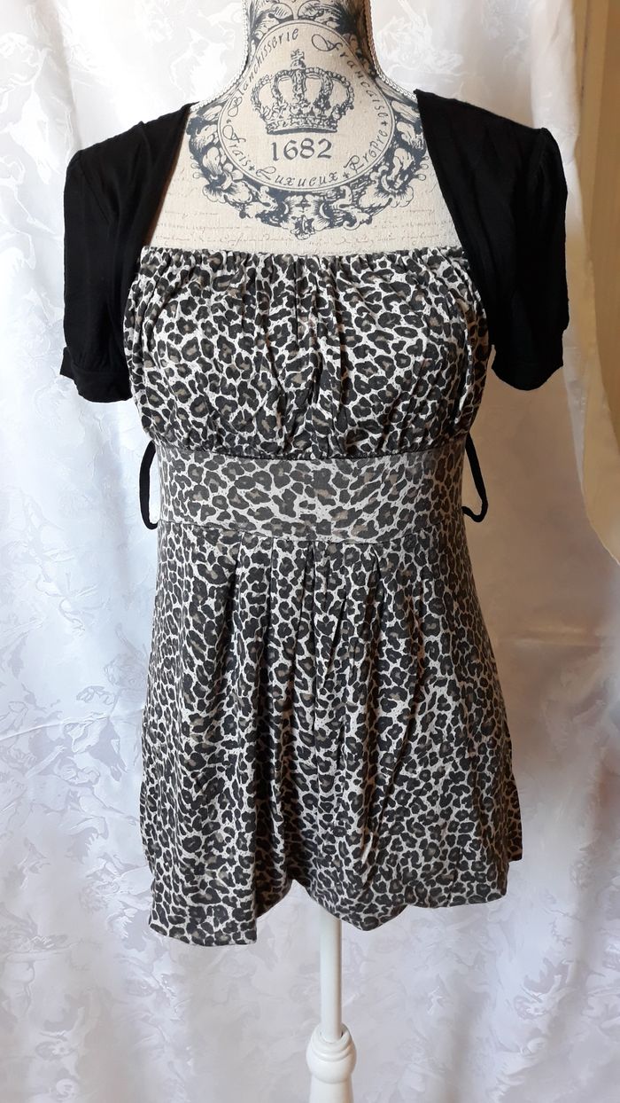 Faby27800 Haut femme léopard et noir T 38 - photo numéro 3