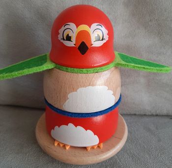 Jeu d'empilage en bois