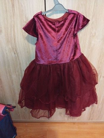 Robe fille bordeaux 5ans
