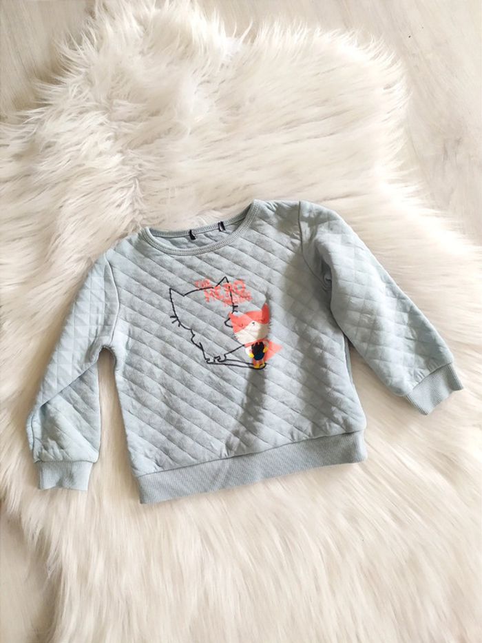 Pull sweat 2-3 ans Tex dessin renard