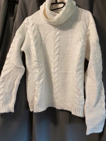 Pull col roulé