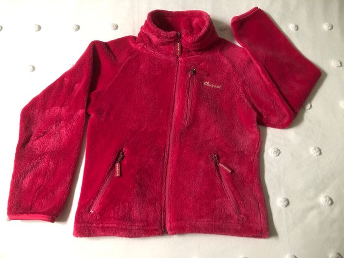 Veste chaude rose fille 10 ans