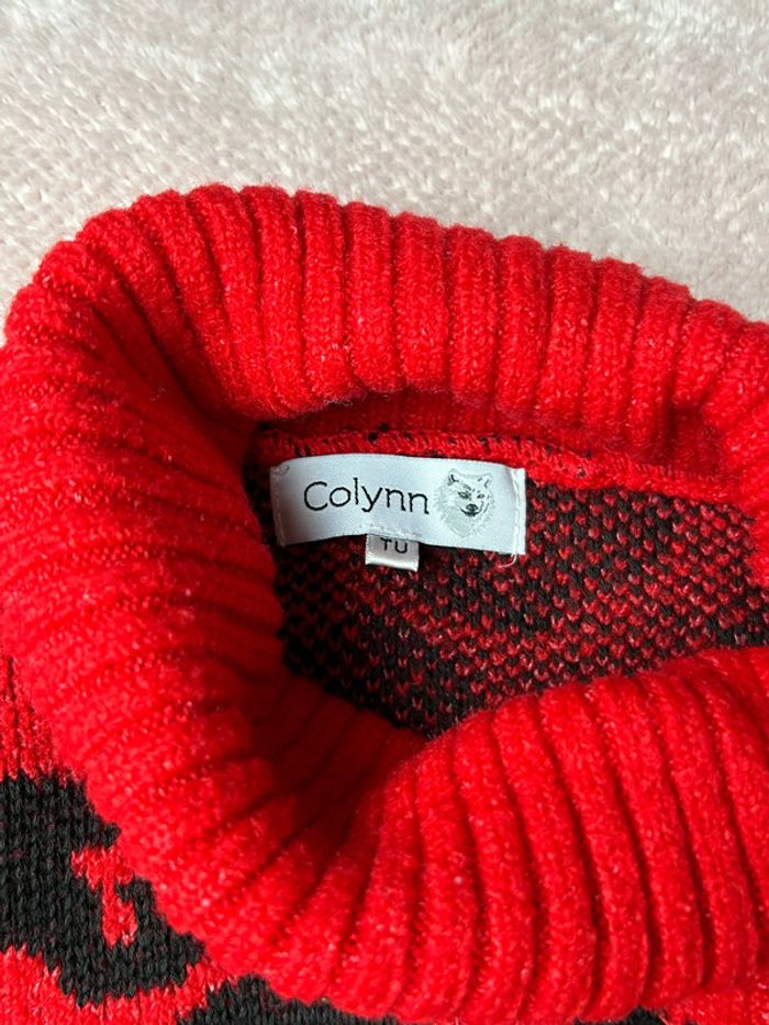 Pull Colynn rouge noir style Ladybug - photo numéro 8