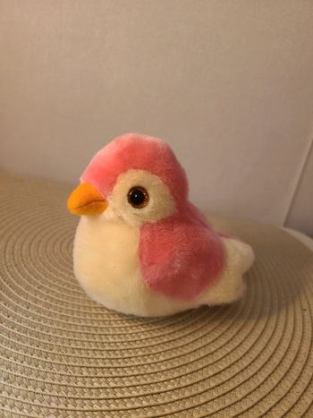 Oiseau sonore peluche