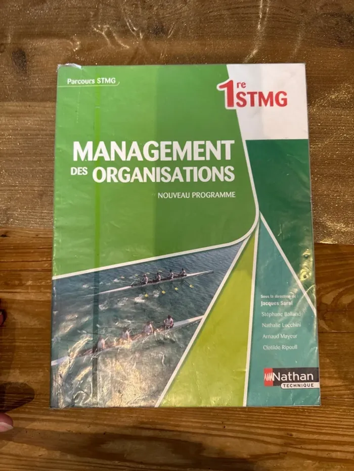 Livre management des organisations première STMG