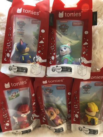 Lot de 5 Tonies Pat’Patrouille à partir de 3 ans