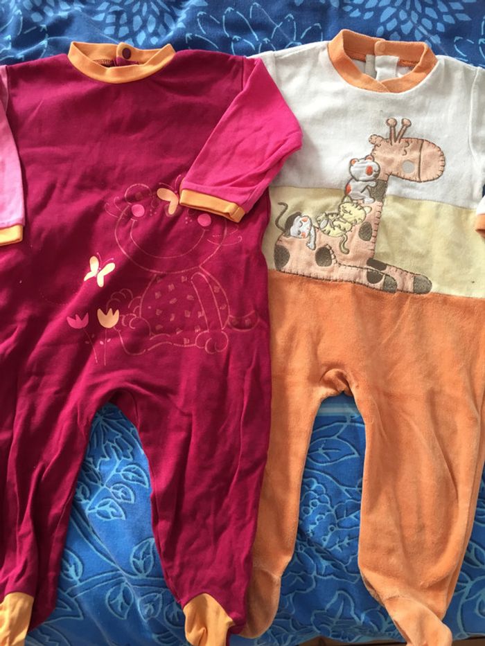 lot 2 pyjama 12 mois