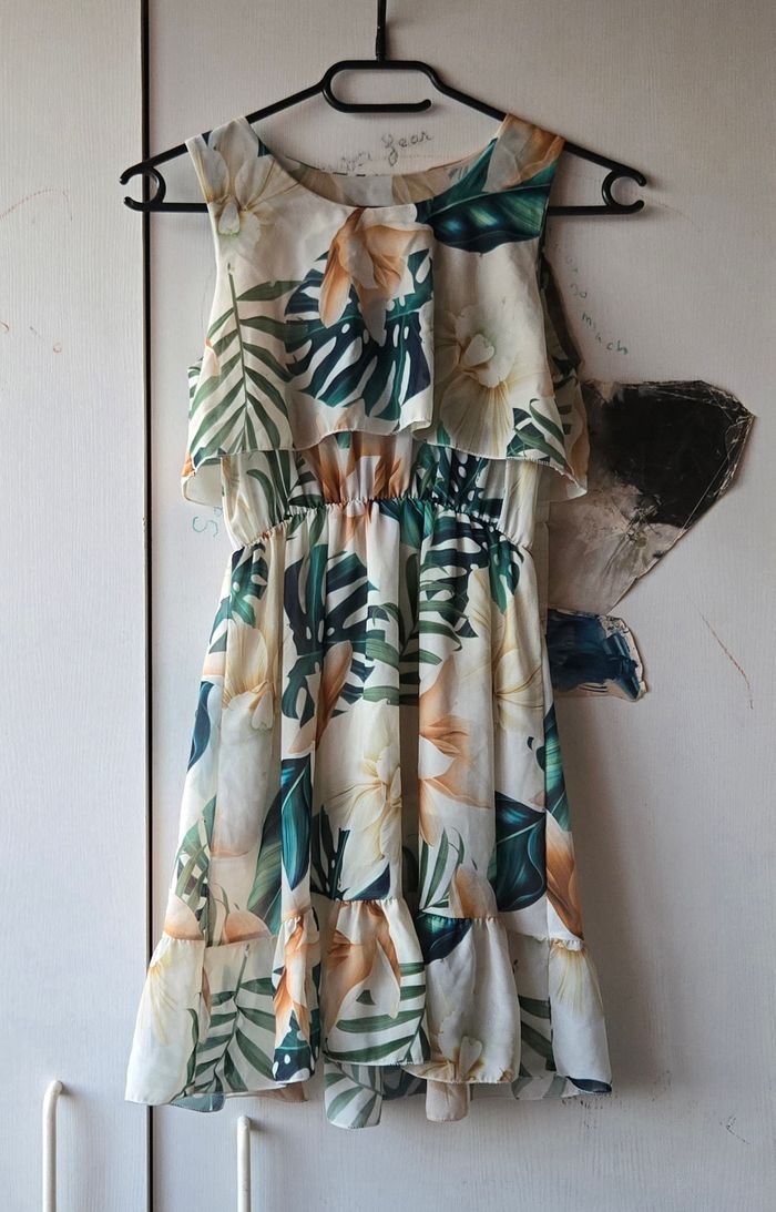 Robe fleurie fille