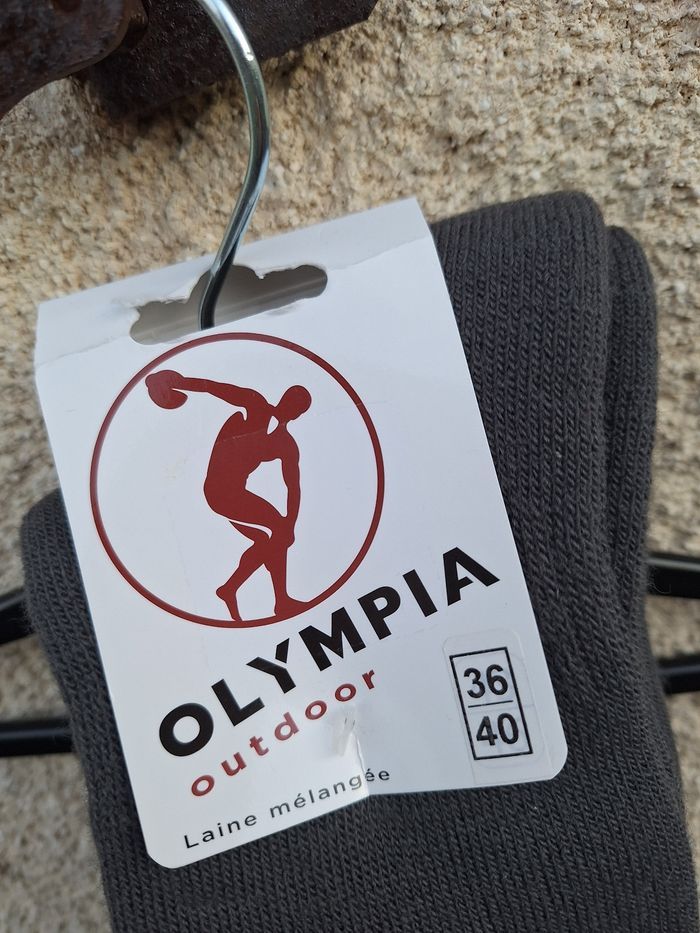 🧦 Paire de chaussettes spécial ski Marque Olympia Pointure 36/40 - photo numéro 2