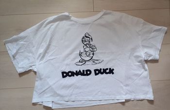 Tee-shirt manches courte femme taille M forme loose Donald Duck C&A