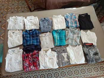 Lot de 17 chemise plus un polo chemisette