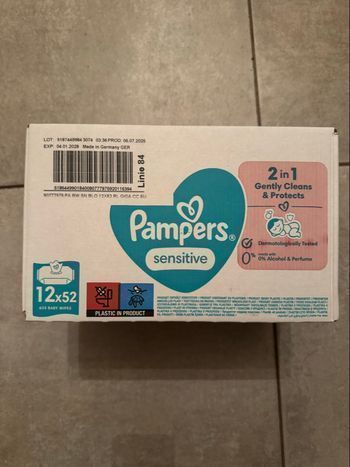 Lingettes Pampers Sensitive