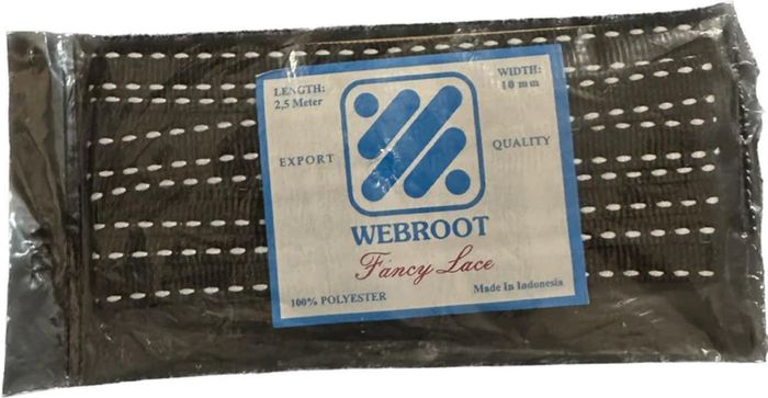 Dentelles Fantaisie Webroot Couture Noir 2,5mètres