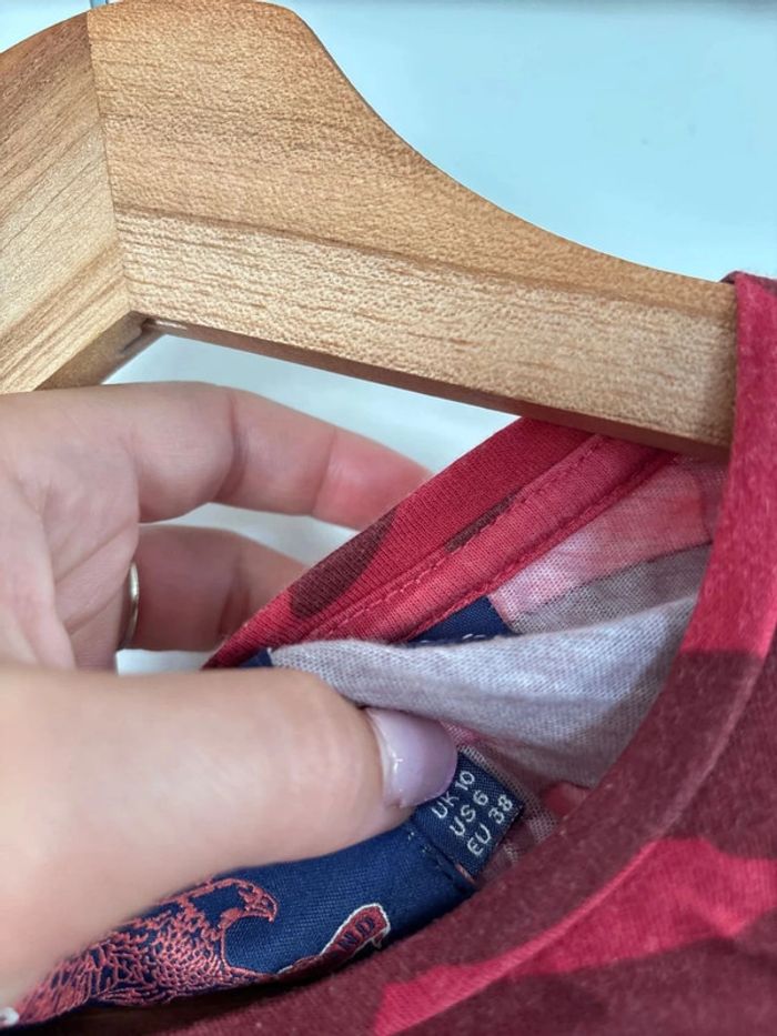 t-shirt superdry rouge taille M/38 - photo numéro 3