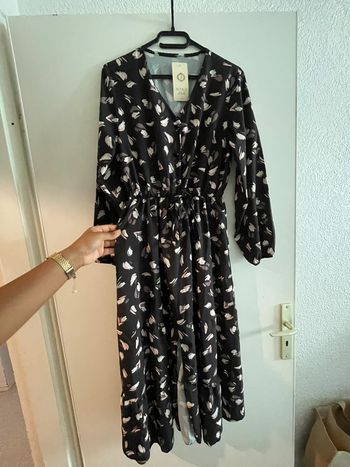 Robe longue à motifs
