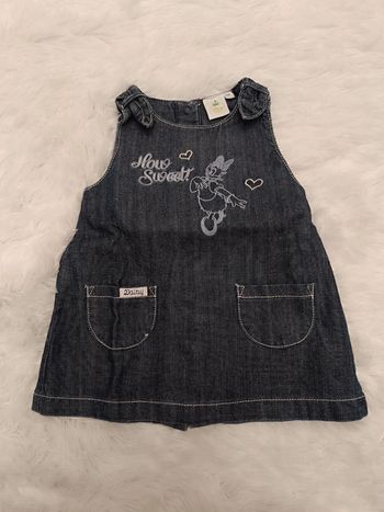 Robe chasuble en jean Daisy T. 6m Disney Baby