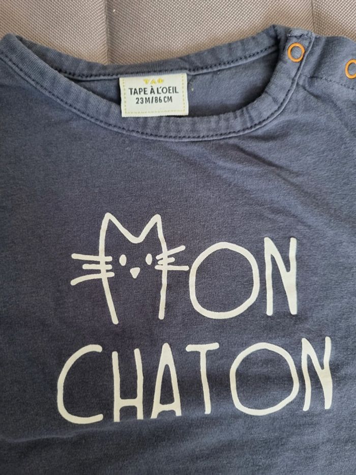 T-shirt manche longue TAO 23 mois - photo numéro 2