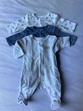 Lot de 3 pyjamas 1 mois 
