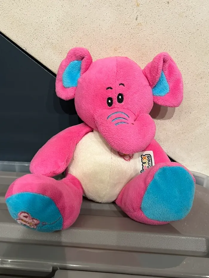 Lot de 2 peluches Éléphant 🌸 - photo numéro 4