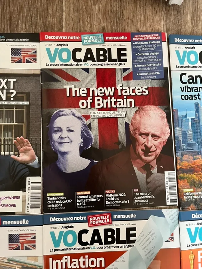 Lot de 10 magazine Vocable en anglais - photo numéro 3