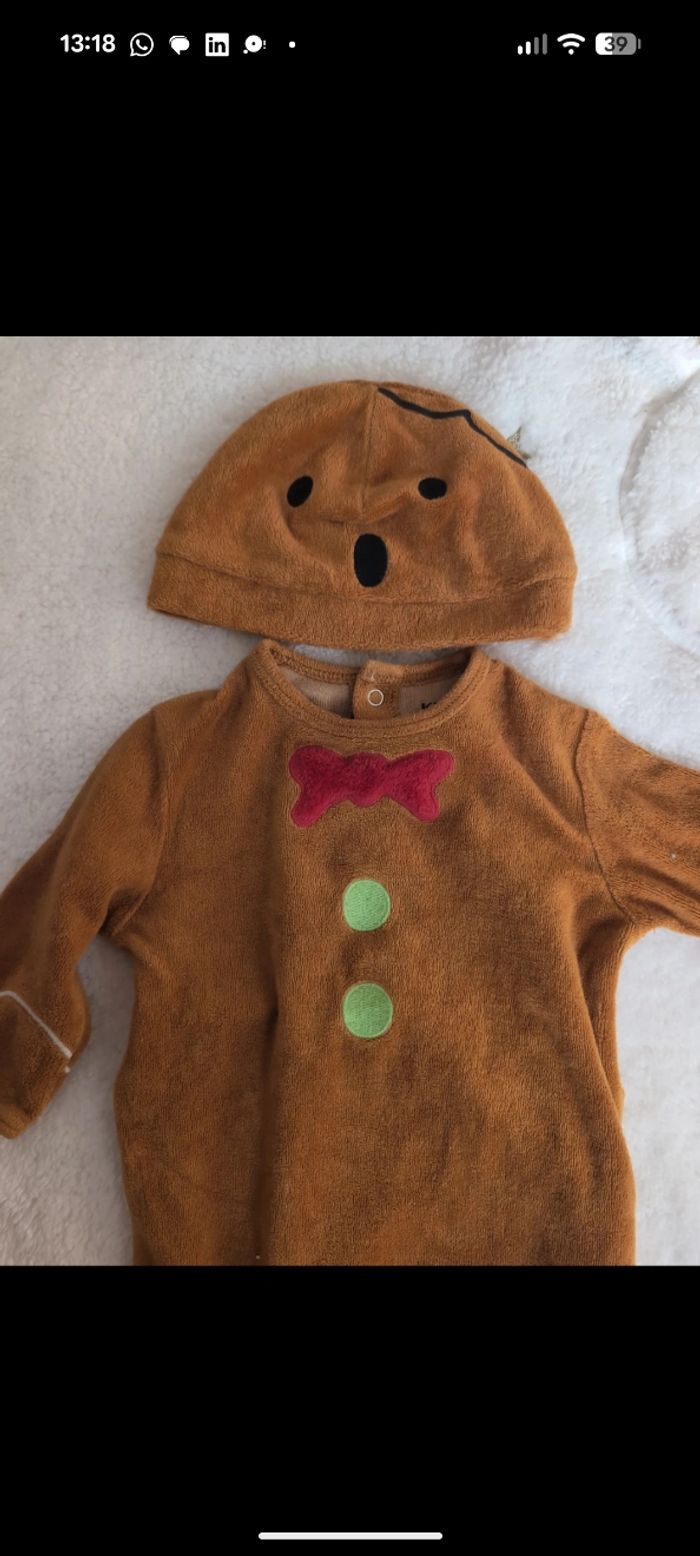 Pyjama déguisement p'tit biscuit noël 6M - photo numéro 2