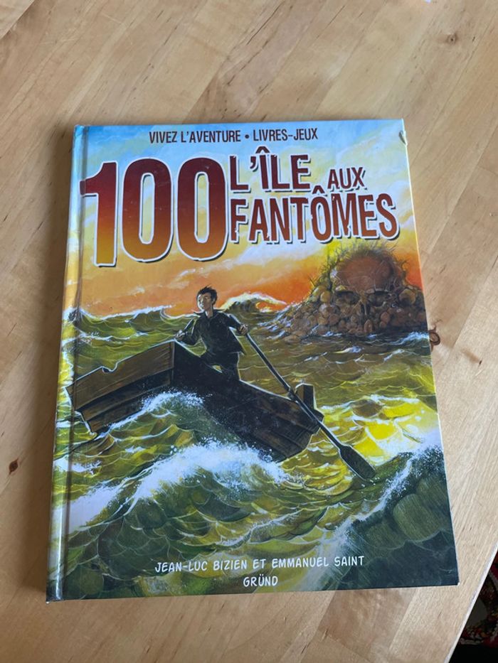 Livre jeu grund l’île aux 100 fantômes