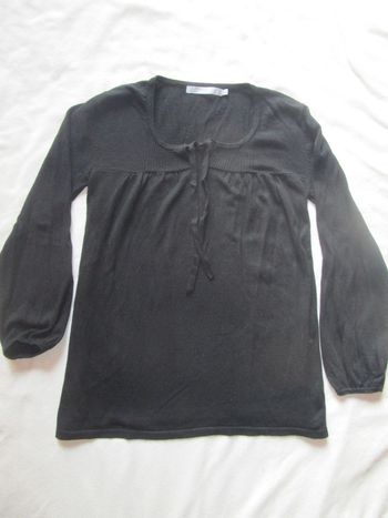 Pull noir, fin, Collection Lafayette, taille 1