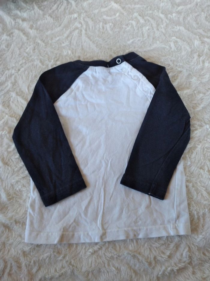 Tee shirt chemise manches longues Garçon 6 mois Pluie Kiabi - photo numéro 8