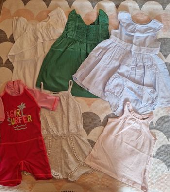 Lot fille 18 mois printemps été