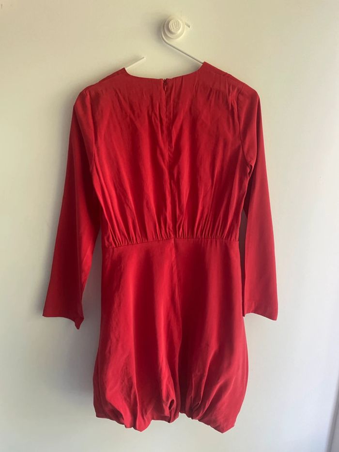 Robe rouge Cop Copine décolleté original - Taille 36/38 - photo numéro 7