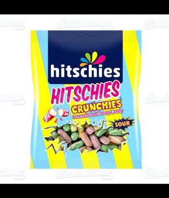 Lot de 8  paquets de Hitschies crunchies sour en promo