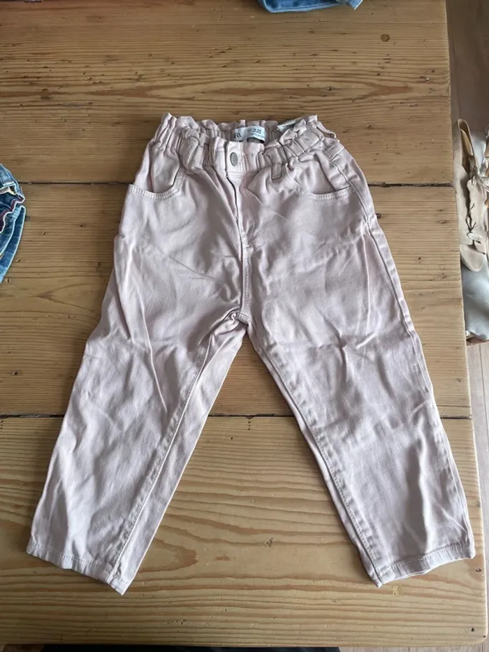 Pantalon léger rose Zara 18-24 mois