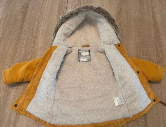 Manteau chaud fille – Taille 12/18 mois 80 cm - photo numéro 3